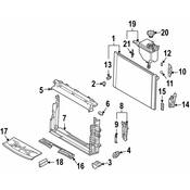 BMW Air Duct Front Bottom - Genuine BMW 51747052473