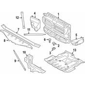 BMW Air Duct - Genuine BMW 51747224662