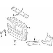 BMW Air Duct Displ.Engine Oil Cooler Right - Genuine BMW 51747338578