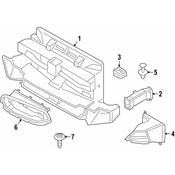 BMW Radiator Support Air Duct - Genuine BMW 51747436853