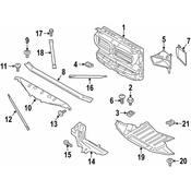 BMW Air Duct Front Bulkhead (M) - Genuine BMW 51748052499