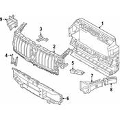 BMW Radiator Support Air Duct - Genuine BMW 51748738855