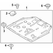 Mini Powertrain Skid Plate - Genuine Mini 51755A01569