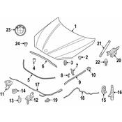 BMW Shaped Part Water Box - Genuine BMW 51762993023