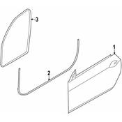 BMW Door Seal - Genuine BMW 51765A085F3