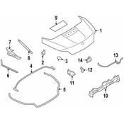 BMW Sealing Folding Top Flap - Genuine BMW 51767191265