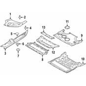 BMW Radiator Support Access Cover - Genuine BMW 51767349606