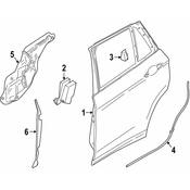 BMW Door Shell Seal - Genuine BMW 51767420831