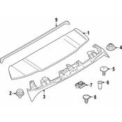BMW Spoiler Seal - Genuine BMW 51767458905