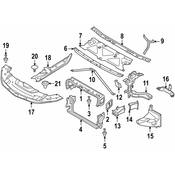 BMW Radiator Support Access Cover - Genuine BMW 51767475291