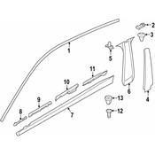 BMW Rocker Panel Molding Bracket - Genuine BMW 51777320209