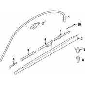 BMW Supporting Ledge Right - Genuine BMW 51778055990