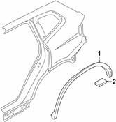BMW Wheel Arch Molding - Genuine BMW 51778099122