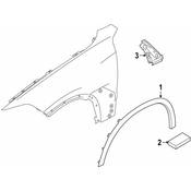 BMW Wheel Arch Molding - Genuine BMW 51779478303