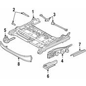 BMW Seat Track Cover - Genuine BMW 52107068506
