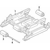 BMW Power Seat Motor Drive Shaft - Genuine BMW 52108398812