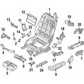 BMW Seat Back Recliner Adjustment Mechanism Cover - Genuine BMW 52109116572