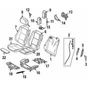 BMW Seat Belt Height Adjuster - Genuine BMW 52109151446