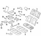 BMW Console Armrest Cover - Genuine BMW 52207241905