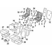 Mini Folding Seat Latch Release Handle - Genuine Mini 52207432603