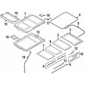 BMW Sunroof Cover - Genuine BMW 54102994053