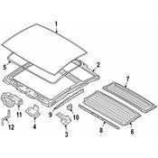 BMW Sunroof Cover - Genuine BMW 54107195678