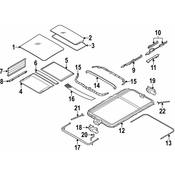 BMW Sunroof Cover - Genuine BMW 54137131046