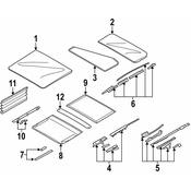 BMW Sunroof Cover - Genuine BMW 54137199481