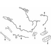 BMW Convertible Top Hydraulic Line - Genuine BMW 54377223330