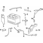 BMW Battery Cable - Genuine BMW 61102694297