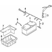 BMW Battery Cable - Genuine BMW 61116919976