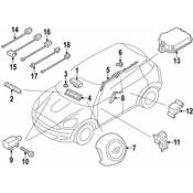 MINI Air Bag Wiring Harness - Genuine MINI 61119807900