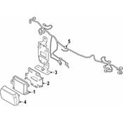BMW Cruise Control Wiring Harness - Genuine BMW 61125A1D491