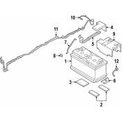 BMW Battery Cable - Genuine BMW 61125A69309