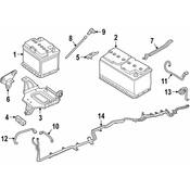 BMW Battery Cable - Genuine BMW 61125A69F83