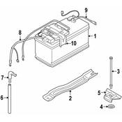 BMW Battery Cable - Genuine BMW 61127618679