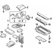 BMW Fuse Carrier Top - Genuine BMW 61138364532