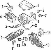 BMW Power Distribution Box Front - Genuine BMW 61146932452