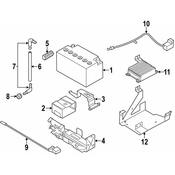 BMW Battery Box - Genuine BMW 61217592919