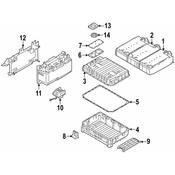 BMW Drive Motor Battery Pack Cover - Genuine BMW 61277645962