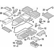 BMW Drive Motor Battery Pack Cover Seal - Genuine BMW 61277934438