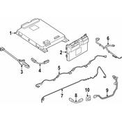 BMW Communication Wiring Harness - Genuine BMW 61278629056