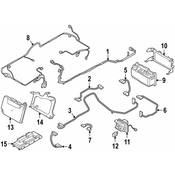 BMW Drive Motor Battery Pack Control Module Bracket - Genuine BMW 61278630192