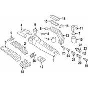 MINI Active Suspension Mode Switch - Genuine MINI 61313454175