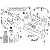 BMW Seat Memory Switch - Genuine BMW 61316826747