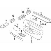 BMW Door Window Switch - Genuine BMW 61319258903