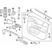 Mini Door Window Lock-Out Switch - Genuine Mini 61319354862
