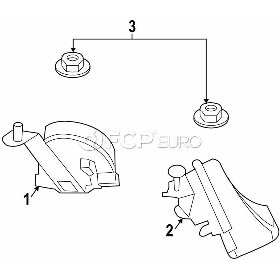BMW Accessory Horn - Genuine BMW 61333403279 | FCP Euro