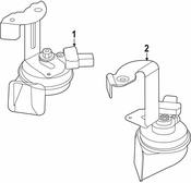 BMW OE Replacement Horn - Genuine BMW 61337214931