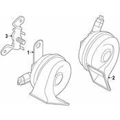 BMW OE Replacement Horn - Genuine BMW 61338385717